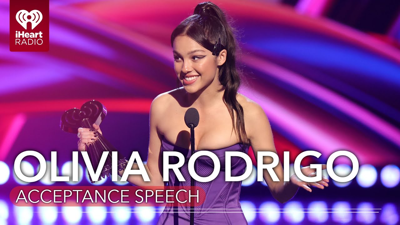 Olivia Rodrigo's Acceptance Speech After Winning 'Female Artist of the Year' at iHeartRadio Music Awards